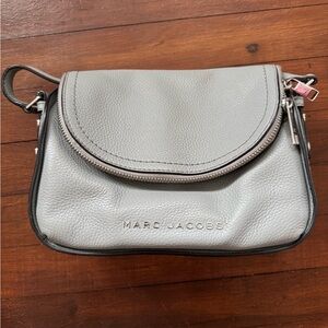 Marc Jacobs Gray Leather Crossbody Bag